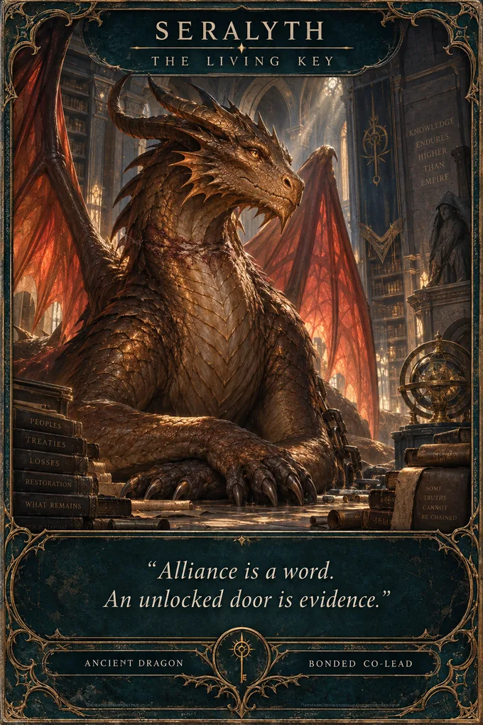 Seralyth character artwork
